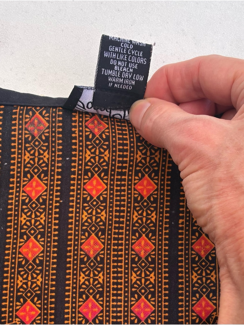 Bohemian Printed Multicolored Kaftan Dress - Picture 4 of 10